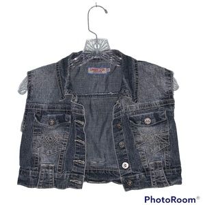 Leemo USA Size small Jean cropped jacket